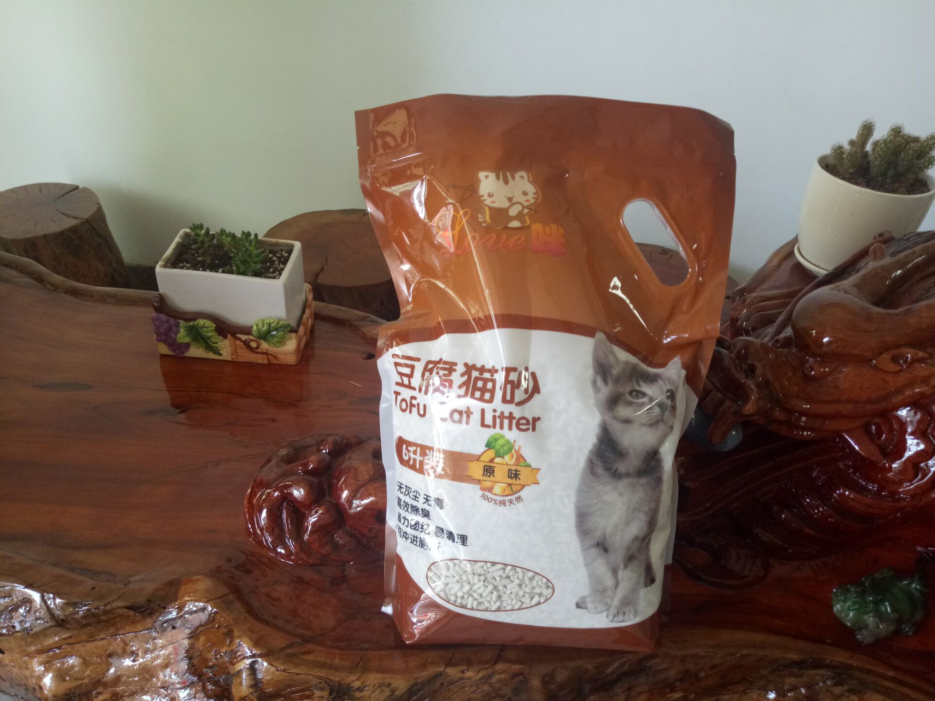 原味豆腐貓砂包裝